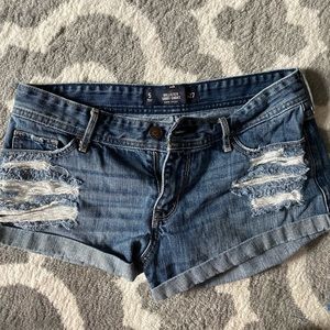 Hollister Distressed Short Short